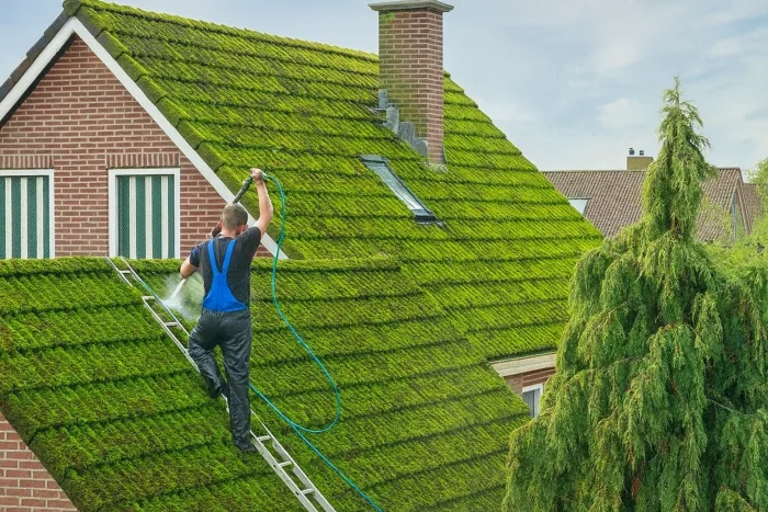 Rimozione del muschio dai tetti a Modena 41100 e manutenzione delle grondaie